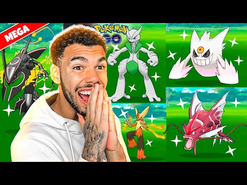 TODOS OS MEUS MEGA SHINY - POKEMON GO | Cris |