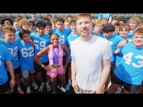 Melissa Jefferson-Wooden races 100 men for $100,000