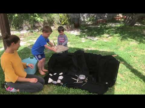 A Dinosaur and a Skunk story - part 1 - story preparation / setting the scene