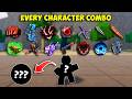 EVERY CHARACTER ONE SHOT COMBO The Strongest Battlegrounds