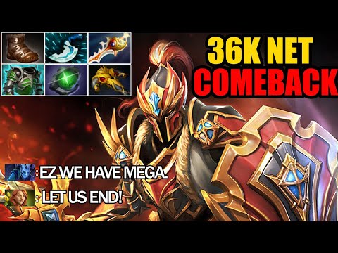 Divine Rapier Dragon Knight VS Megacreeps - 36K Net Impossible  Comeback Immortal Rank 7.25 Dota 2