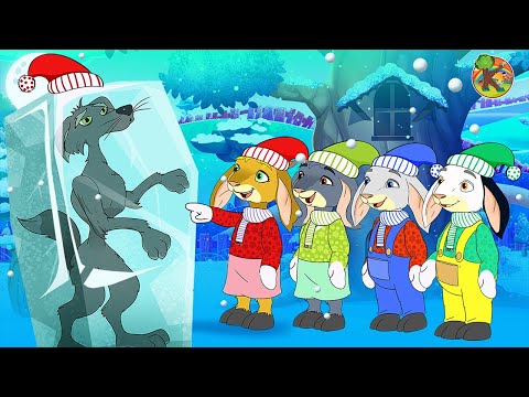 Wolf and Seven Little Goats New Year Adventure | KONDOSAN English Bedtime Stories for Kids