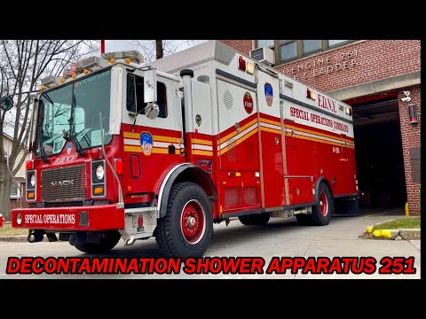 🌟FLEET FRIDAY 🌟 FDNY DECONTAMINATION SHOWER APPARATUS 251