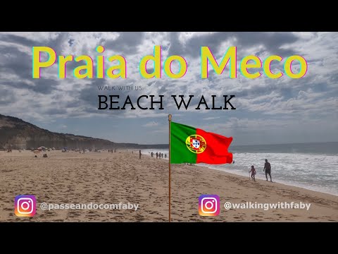 ❤️ Portugal ♨️ HOT DAY in Praia do Meco Sesimbra ⛱️🩱 2022 🌞 Beach Walk Tour🚶‍♀️👣🦶🏼 Clay Cliffs