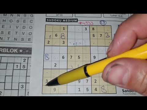Our Daily Sudoku practice continues. (#4933) Medium Sudoku. 07-30-2022