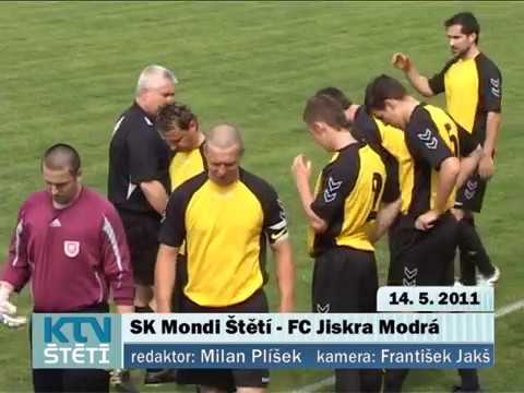 Fotbal SK Štětí - FC Jiskra Modrá 3-3 14.5.2011