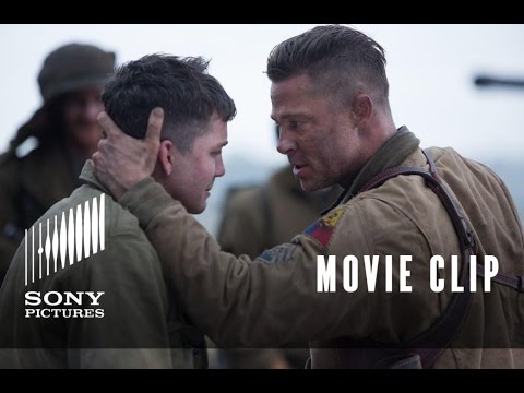 FURY Film Klibi: "Yapamam" - Brad Pitt ve Logan Lerman