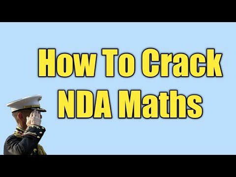 Crack NDA Maths in 1 months || NDA exam preparation | NDA Exam 2021