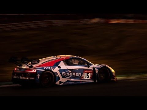 2022 24 Hours of Nürburgring - #15 Audi Sport Team Team Phoenix night to day
