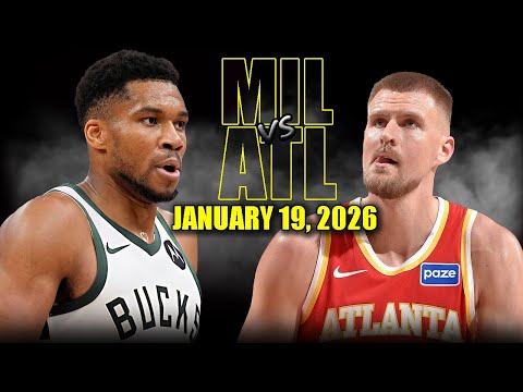 Milwaukee Bucks vs Atlanta Hawks Full Game Highlights – January 19, 2026 | NBA Season