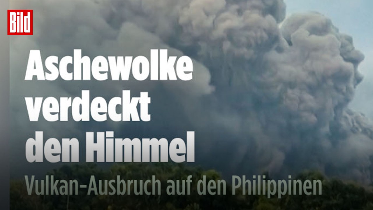 MAYON-VULKAN: Riesige Aschewolke - Dutzende Dörfer in Gefahr!