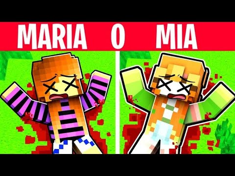 Salva a MÍA o a MARÍA en Minecraft!