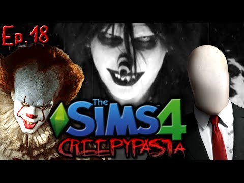 Slender Man & Pennywise MERGE  | The Sims 4: Creepypasta Reboot - Ep. 18