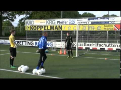 Keeperstraining Selectie C-jeugd S V  Grol