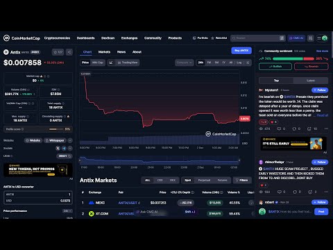 Is Antix ($ANTIX) token legit or a scam