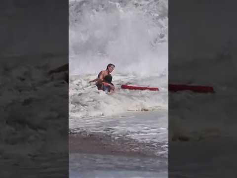 16-year-old lifeguard rescues child from dangerous waves