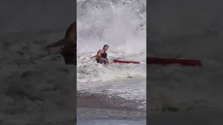 16-year-old lifeguard rescues child from rip current during dangerous surf