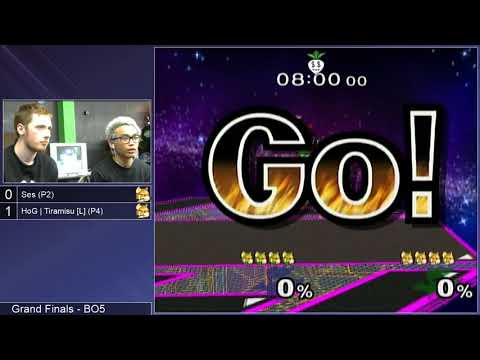 SG 19.7 SSBM - Ses (Green Fox) vs. HoG | Tiramisu [L] (Default Fox) - Melee GF