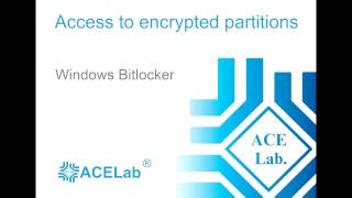 PC-3000 DE. How to unlock encrypted BitLocker partition