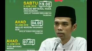 Download lagu FULL Lailatul Qadar Ustad Abdul Somad, Lc, M.A. Ahad, 10 Juni 2018 Masjid Nurdin Hasanah Sipin Jambi mp3