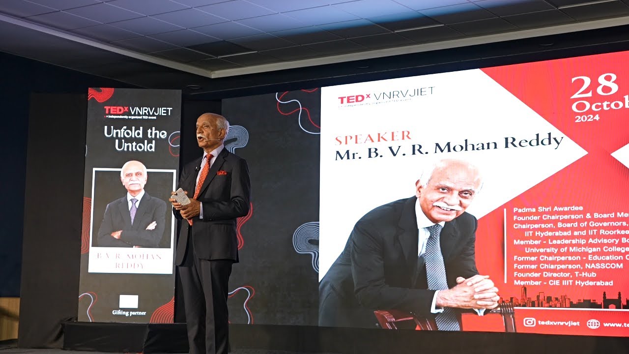 Embracing Technological Change for Tomorrow’s Triumph | B V R Mohan Reddy | TEDxVNRVJIET