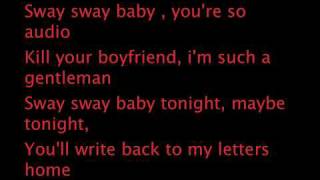 Sway Sway Baby! By Short Stack Lyrics On Screen