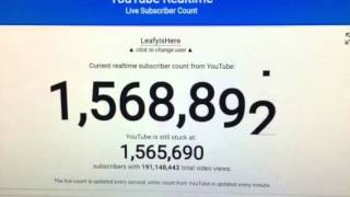 LeafyIsHere Live Subscriber Count
