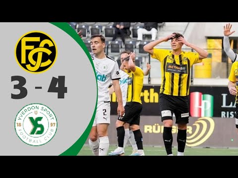 FC Schaffhausen 3-4 Yverdon Sport ● Challenge League ● All Goals & Highlights