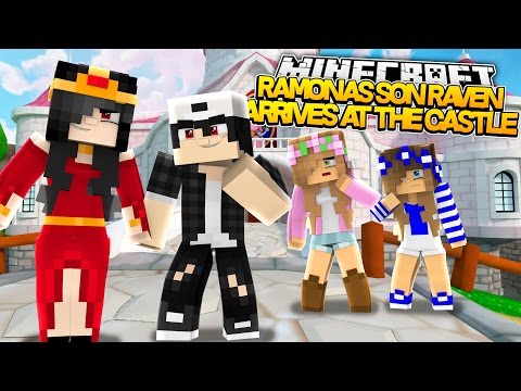 LittleKellyPlayz - RAMONAS SON RAVEN ARRIVES AT THE CASTLE! Minecraft Royal Family | w/LittleKellyandCarly (Roleplay)