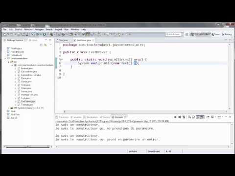 JAVA Intermédiaire 1 Introduction