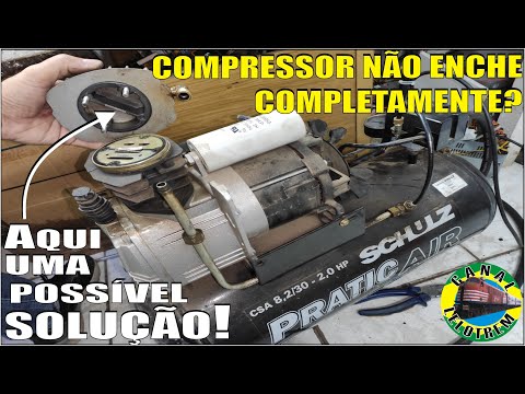 557-COMPRESSOR DE AR NÃO ENCHENDO COMPLETAMENTE? AQUI UMA POSSÍVEL SOLUÇÃO! - CANAL LELOTREM
