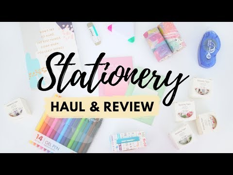 Stationery Haul + Review from AliExpress & Amazon (GIVEAWAY 2019)