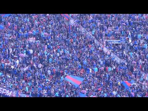 ""Dicen que estamos mal de la cabeza" Entrada segundo tiempo Los de abajo U vs calera" Barra: Los de Abajo &bull; Club: Universidad de Chile - La U