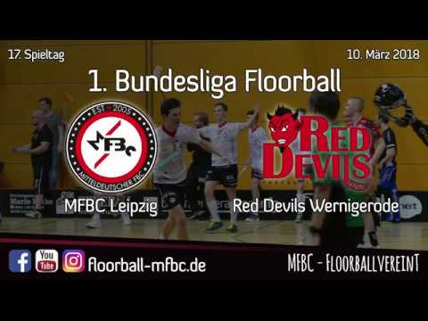 HL: MFBC Leipzig - Red Devils Wernigerode / 17. Spieltag / 1. Floorball Bundesliga Saison 2017/18