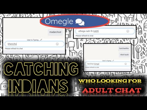 Catching Indian Looking for Adult Chat on Omegle || Full Gaali