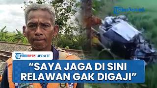 Kesaksian Relawan Perlintasan KA di Grobogan soal Laka Kereta Argo Bromo Tabrak Mobil Jemaah Haji