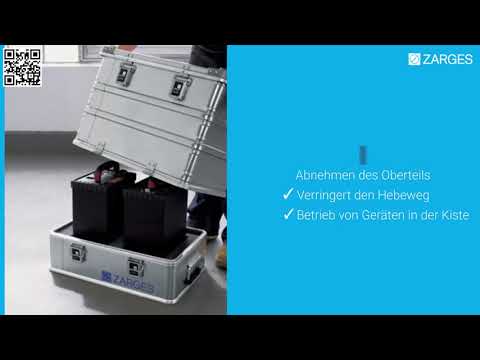 Zarges Transportkiste K470 Plus Oberteil 600x400x410mm 73l-youtube_img