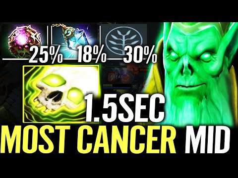 🔥 -73% CD 1.5SEC Death Pulse Necrophos MID — Octarine Core + Prism MOST CANCER META Dota 2 Pro