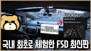 이건 인간급 자율주행의 시작이다! 국내 최초 사이버트럭 FSD v14.2 테스트