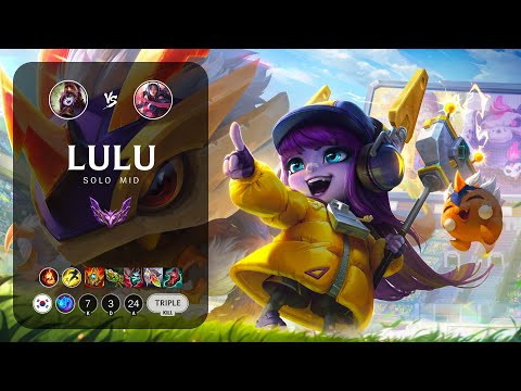 Lulu Mid vs Irelia - KR Master Patch 13.22