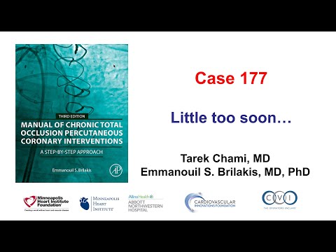 Case 177: Manual of CTO PCI - "A little too soon..."