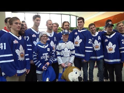 [TOR] Marlies visit SickKids hospital