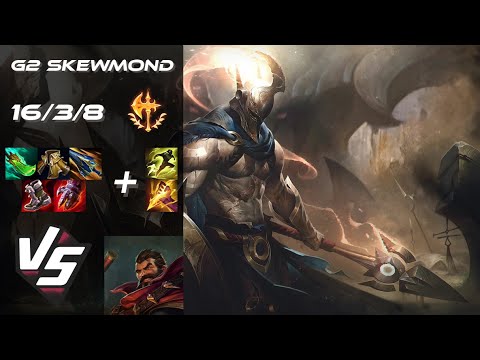G2 Esports SkewMond JUNGLE Pantheon vs Graves - EU Challenger Patch 25.S1.3