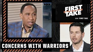 Stephen A. &amp; JJ Redick not convinced by the Warriors just yet 😱 | First Take