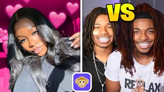 Freeforms VS Dreads On The Monkey App..
