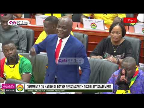 'MMDAs sitting on funds meant for PWDs' - Local Gov't Minister, Ahmed Ibrahim fumes in Parliament