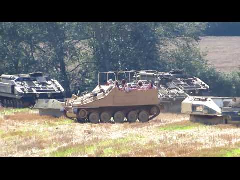 Ride on converted tracked Alvis FV105 Sultan CVRT 2019