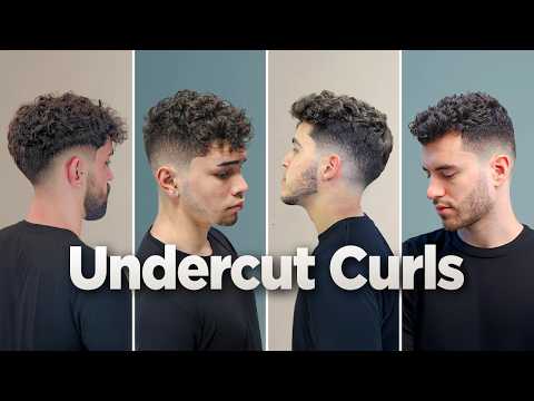 Mens Curly Undercut