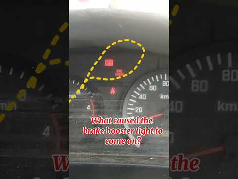 What caused the brake booster light to come on dashboard #how #youtubeshorts #shortvideo #isuzunpr