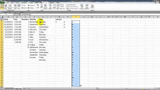 How to AutoFill the Letters in the Alphabet in Excel